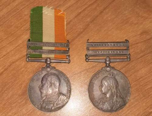 A superb "King's" and "Queen's" South African Medal set with clasps for the 2nd Boer War & campaigns