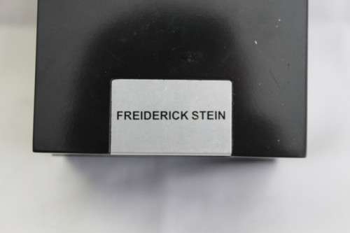 A classy original Frederick Stein "Excellence Diamond" gold plated gents wrist watch in its box