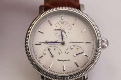A superb large face gents "Limited Edition" Ingersoll Automatic Retrograde gents wrist watch