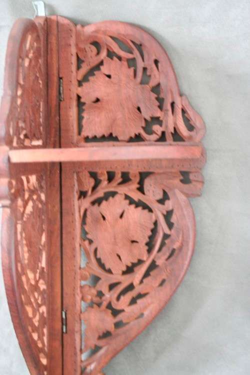 A gorgeous little wall hanging carved "Whatnot" display shelf - perfect for that smaller corner.