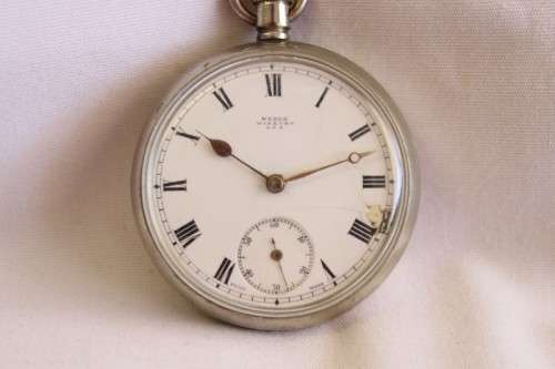 A stunning and rare antique "Weber Winburg ORC" open-face pocket watch with an Omega mechanism