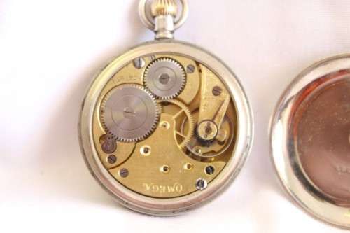 A stunning and rare antique "Weber Winburg ORC" open-face pocket watch with an Omega mechanism