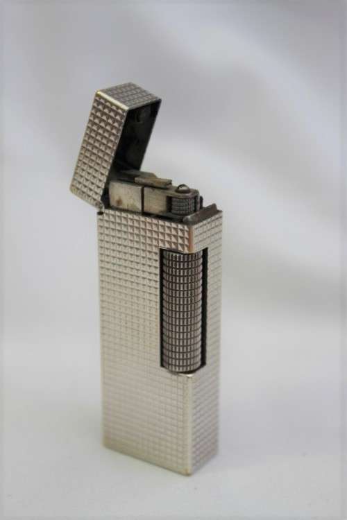 A stunning vintage (c1960's) silver plated Dunhill Rollagas lighter in complete working condition