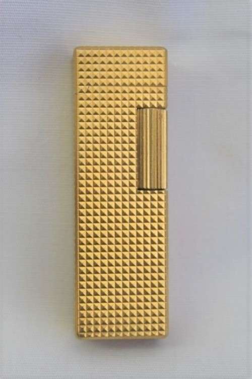 An awesome vintage (c1980's) gold plated textured original Colibri of London lighter