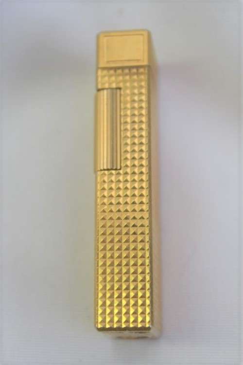An awesome vintage (c1980's) gold plated textured original Colibri of London lighter