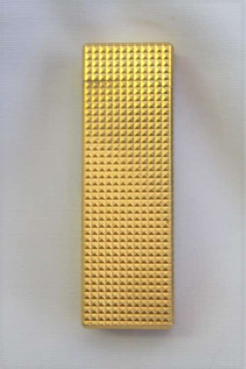 An awesome vintage (c1980's) gold plated textured original Colibri of London lighter