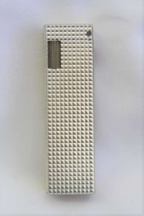 A stunning vintage (c1970's) silver plated (silvertone) textured original Colibri of London lighter