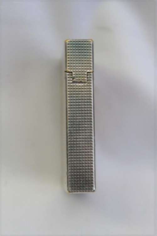 An ultra rare French made S.T. DuPont "Gatsby" Linge 2, Plaque Argent G. silver plated lighter