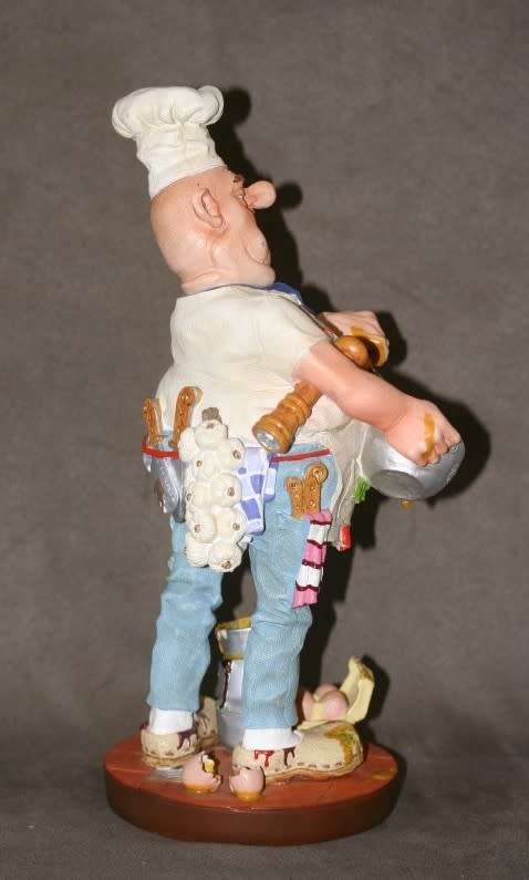 A magnificent, cheerful Profisti collection Parastone studio Netherlands figurine of "The baker"