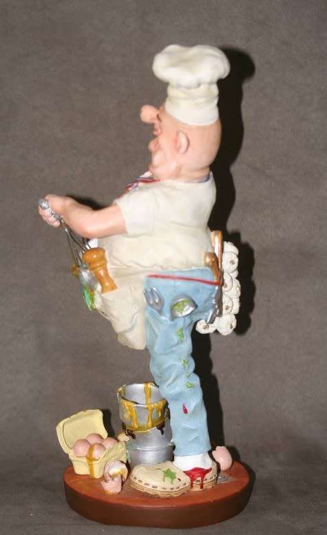 A magnificent, cheerful Profisti collection Parastone studio Netherlands figurine of "The baker"