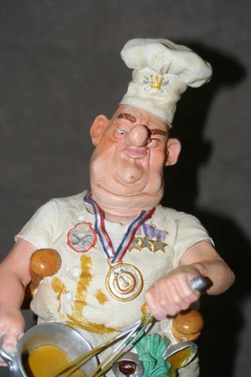 A magnificent, cheerful Profisti collection Parastone studio Netherlands figurine of "The baker"