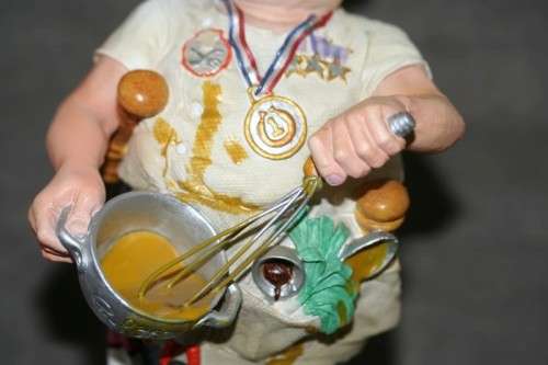 A magnificent, cheerful Profisti collection Parastone studio Netherlands figurine of "The baker"