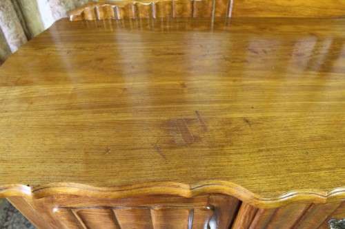 A fabulous vintage ball & claw buffet/ side server with beautiful styled doors and three drawers