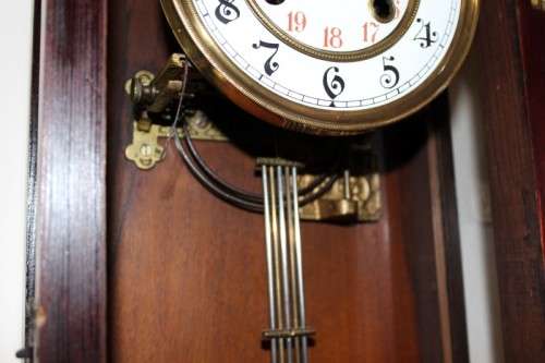 A fabulous vintage German made wood-case regulatory wind up pendulum clock- Lifespace Sale