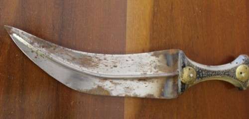An amazing authentic Middle Easter Yemeni Jimbaya dagger with scabbard and belt-Lifespace Sale