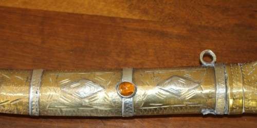 An amazing vintage ornamental replica brass dagger for display purposes only. Stunning!!!