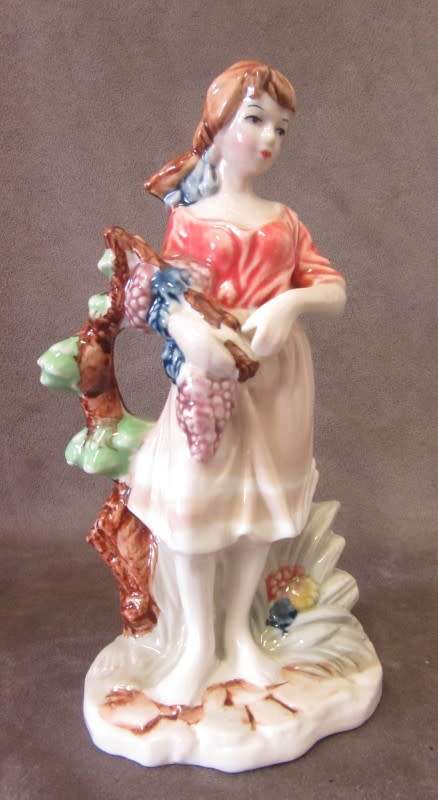Two gorgeous Victorian themed porcelain figurines, fabulous on display. One price for both.