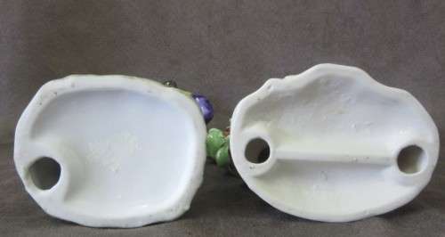 Two gorgeous Victorian themed porcelain figurines, fabulous on display. One price for both.