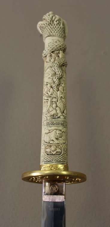 A superb authentic Spanish Marto Toledo Highlander Connor Katana dragon sword. Amazing!!!!