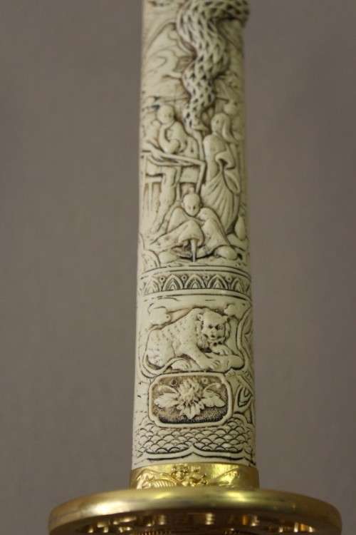 A superb authentic Spanish Marto Toledo Highlander Connor Katana dragon sword. Amazing!!!!
