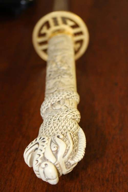 A superb authentic Spanish Marto Toledo Highlander Connor Katana dragon sword. Amazing!!!!