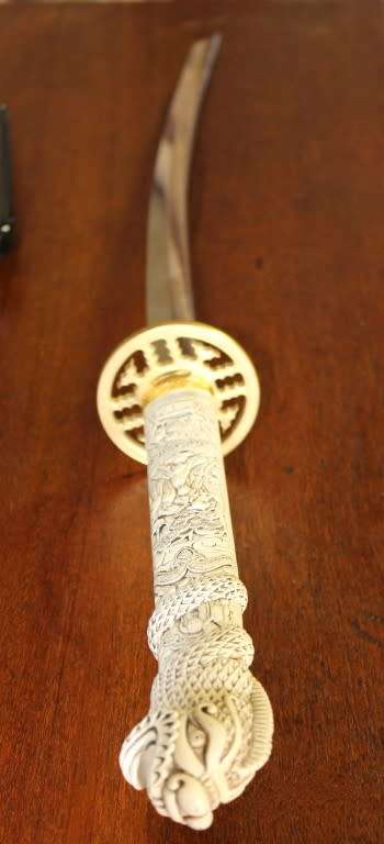 A superb authentic Spanish Marto Toledo Highlander Connor Katana dragon sword. Amazing!!!!