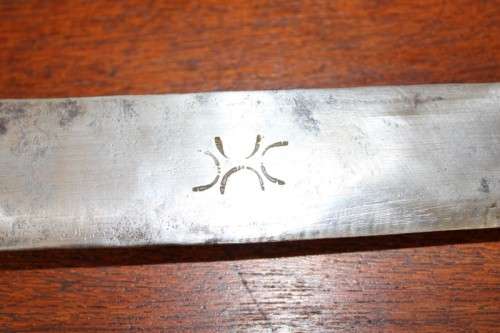 An incredible rare antique Takoba sword in its original leather sheath. Fantastic on display!!