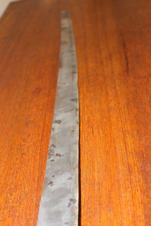 An incredible rare antique Takoba sword in its original leather sheath. Fantastic on display!!