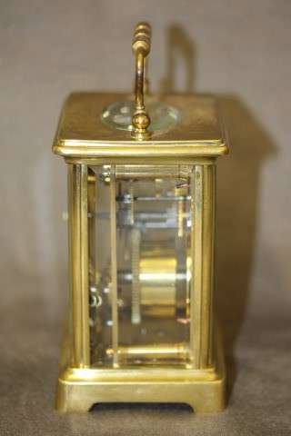 An incredibly beautiful antique (1908) French made solid brass "Mappin & Webb" carriage clock. WOW!!