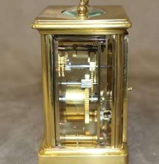 An incredibly beautiful antique (1908) French made solid brass "Mappin & Webb" carriage clock. WOW!!