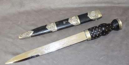 An amazing Scottish regimental Dirk dress/day wear short sword. Stunning!!!
