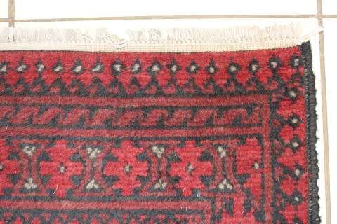 A stunning vintage Persian Afghan Bokara runner carpet (279cm long) in good condition. Fabulous!!!