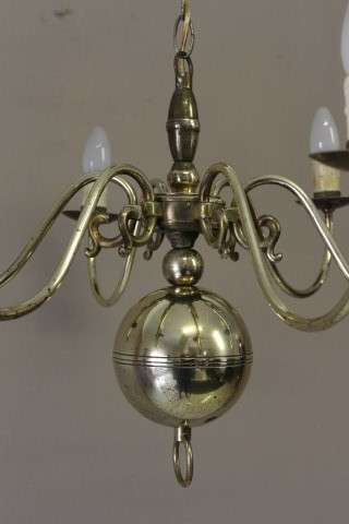 A fabulous, elegant brass six arm ceiling light/ chandelier. Amazing in formal living areas!!!