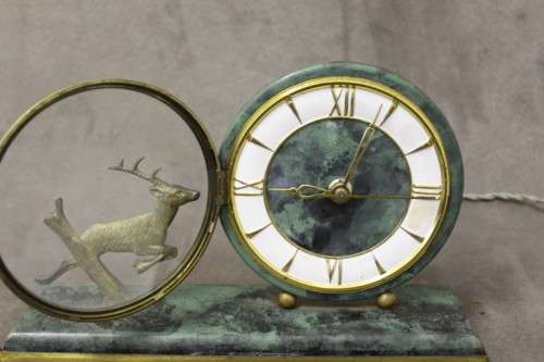 A beautiful vintage 1950s "Jakob Palmtag" electric mantel clock. Gorgeous!!!