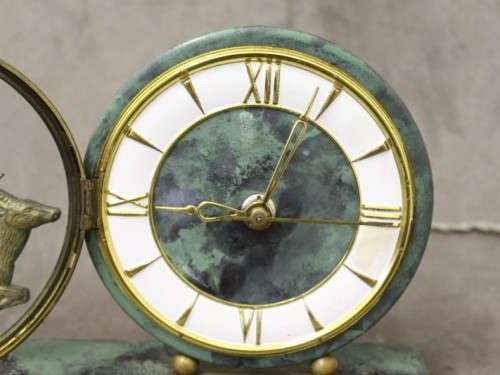 A beautiful vintage 1950s "Jakob Palmtag" electric mantel clock. Gorgeous!!!