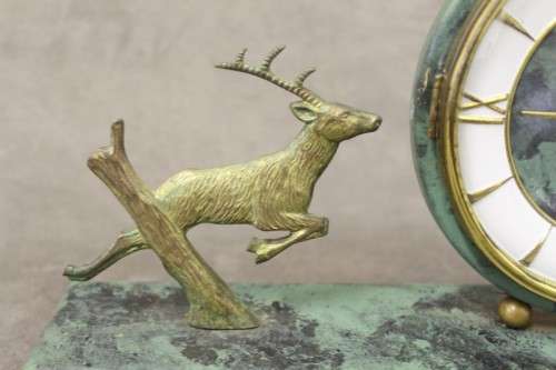 A beautiful vintage 1950s "Jakob Palmtag" electric mantel clock. Gorgeous!!!