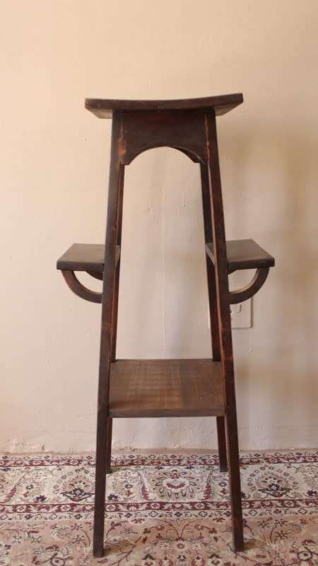 A gorgeous vintage dark Oak four tier planter/ display stand! Stunning indoors or on the patio!!