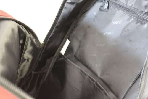 An awesome red and black Tosca backpack in great condition!!