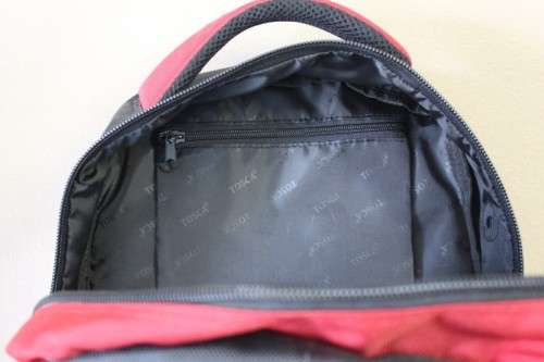 An awesome red and black Tosca backpack in great condition!!