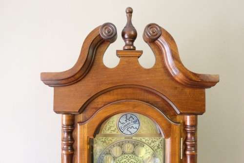 An exquisite Tempus Fugit "Reveille" battery operated grandfather clock. Stunning!!!!!