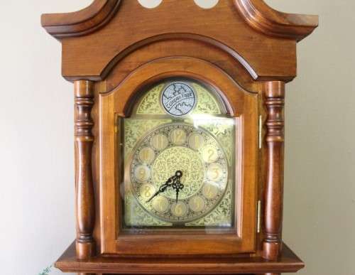 An exquisite Tempus Fugit "Reveille" battery operated grandfather clock. Stunning!!!!!