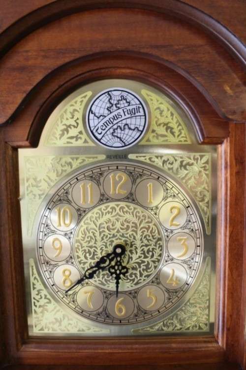 An exquisite Tempus Fugit "Reveille" battery operated grandfather clock. Stunning!!!!!
