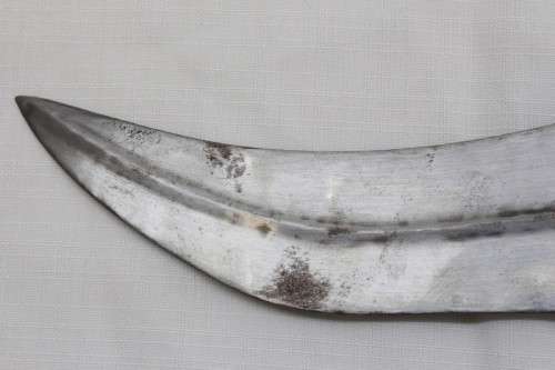 An amazing (34cm) antique authentic Middle Eastern Yemeni Jimbaya dagger with a sheath. Awesome!!!
