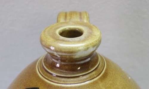A original vintage 2 tone stoneware handled and corked "Vereeniging" ginger beer jar-Lifespace Sale