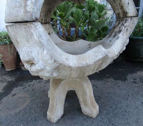 A amazing, large concrete Japanese Toro lantern. Stunning in a garden!!!