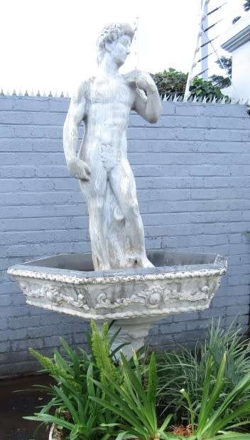 A stunning large concrete water fountain.  Lifespace Sale