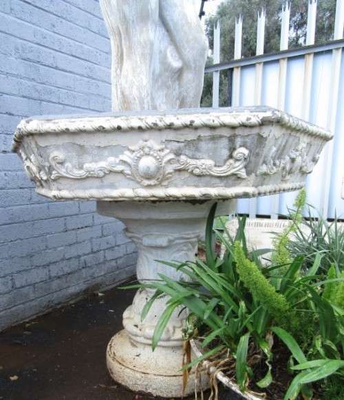 A stunning large concrete water fountain.  Lifespace Sale