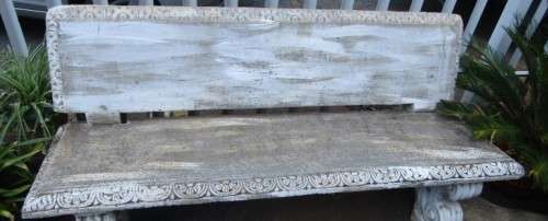 A fabulous large concrete 3 seater "Victorian" bench. Stunning as a feature piece in a garden!!!