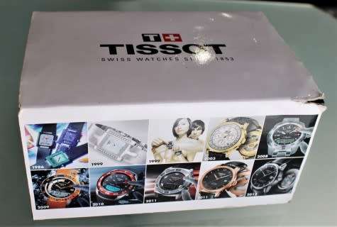 An attractive original Tissot T-race men's wrist watch.