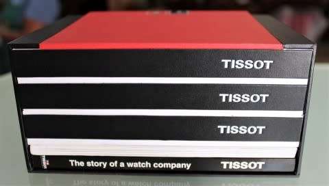 An attractive original Tissot T-race men's wrist watch.
